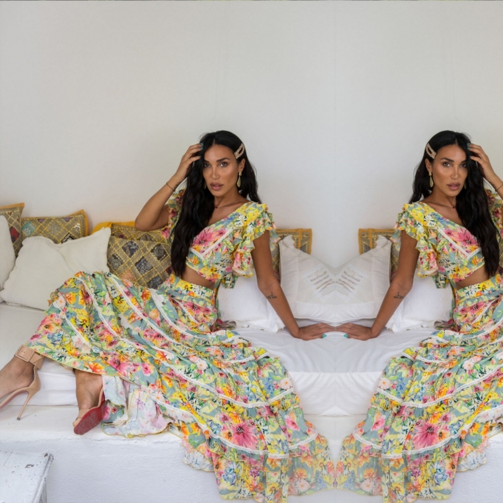 by Abigail Love Lowri Floral Maxi Skirt